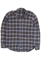 Brown & Blue George Flannel Shirt