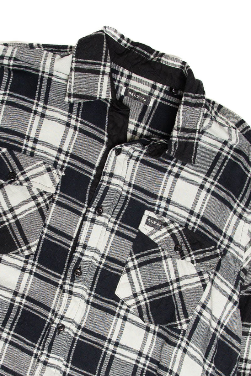 Black & White Perzoni Flannel Shirt