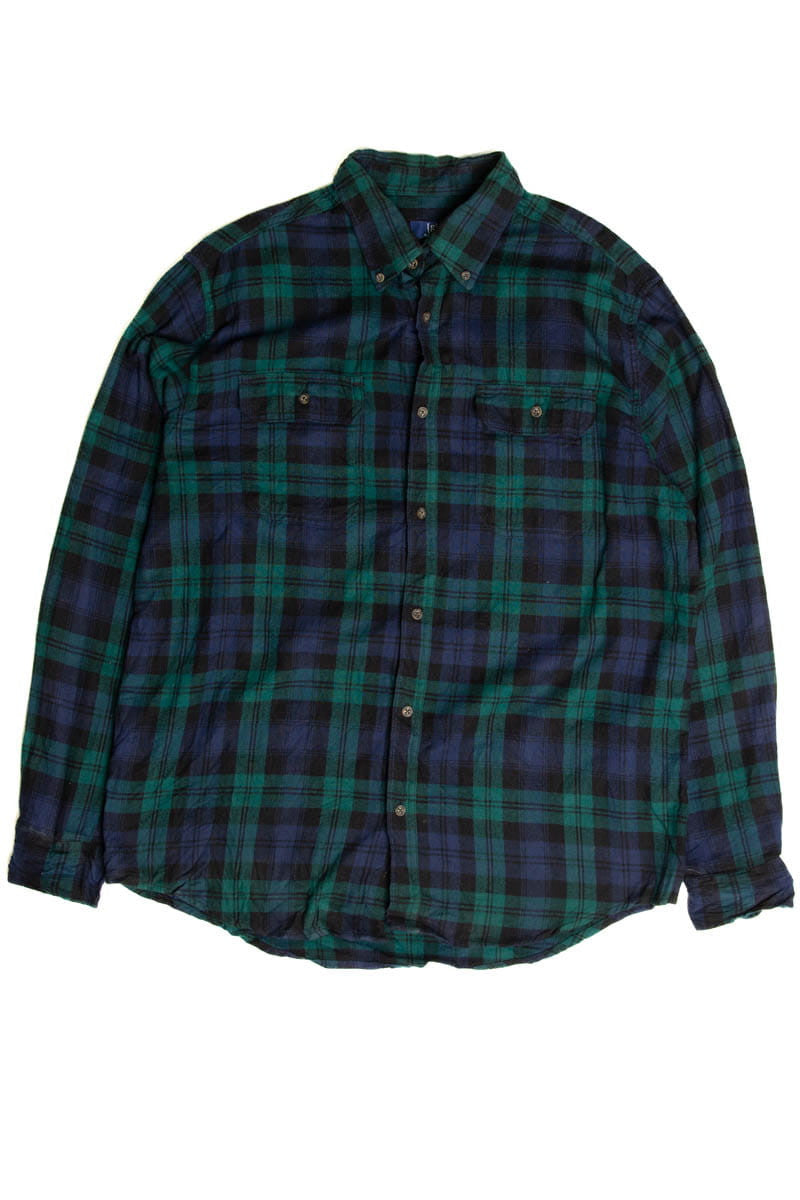Hunter Green George Flannel Shirt