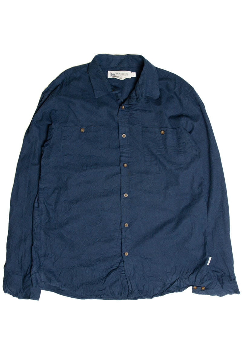 Blue Wind River Flannel Shirt
