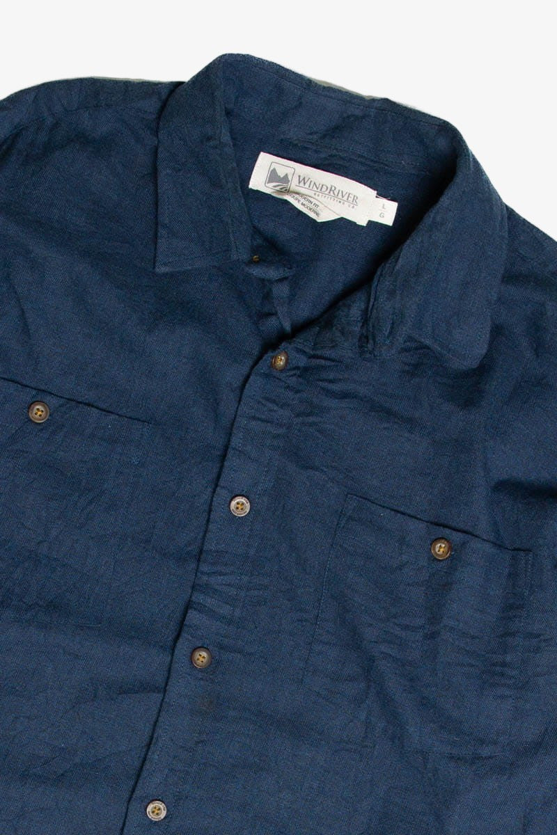 Blue Wind River Flannel Shirt