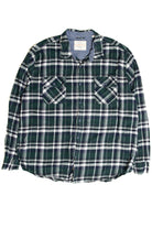 Dark Green Weatherproof Flannel Shirt