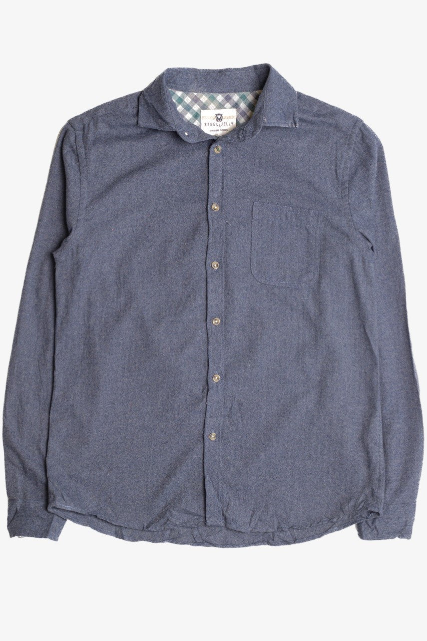 Steel &amp; Jelly Blue Flannel Shirt 5119