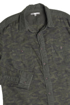 Camo Green Flannel Shirt 5140