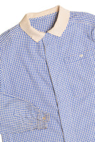 Blue and White Flannel Shirt 5145