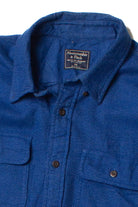 Blue Abercrombie & Fitch Flannel Shirt