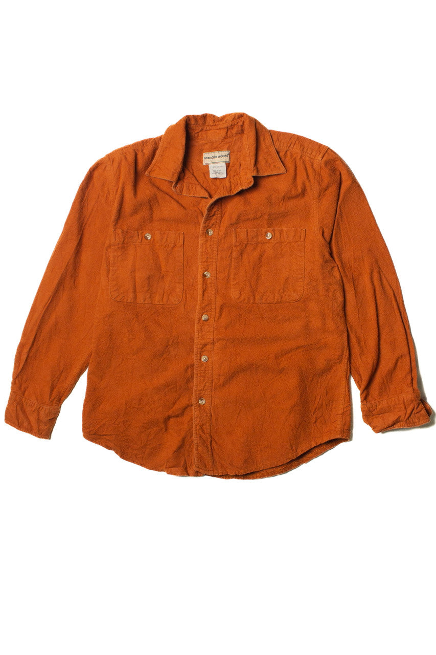 Vintage Burnt Orange Scandia Woods Flannel Shirt