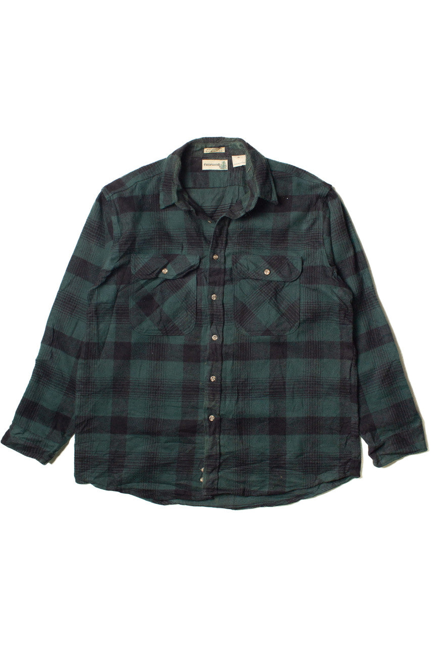 Vintage Dark Green Fieldmaster Flannel Shirt