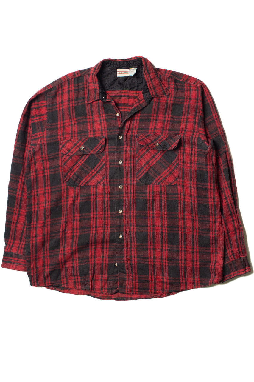 Vintage Red Field & Stream Flannel Shirt