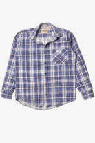 Vintage Blue Dry Goods Saugatuck Company Flannel Shirt