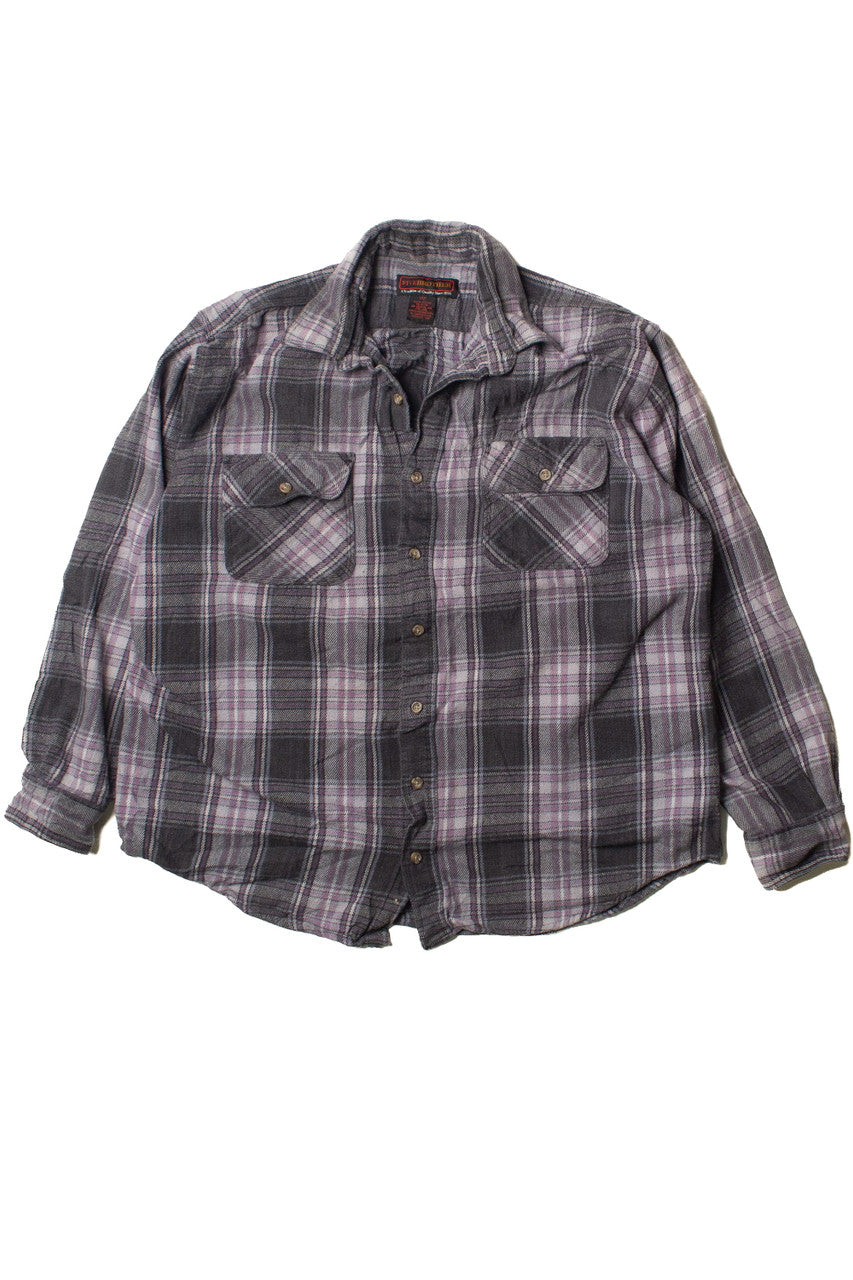 Gray & Purple Five Brother Flannel Shirt