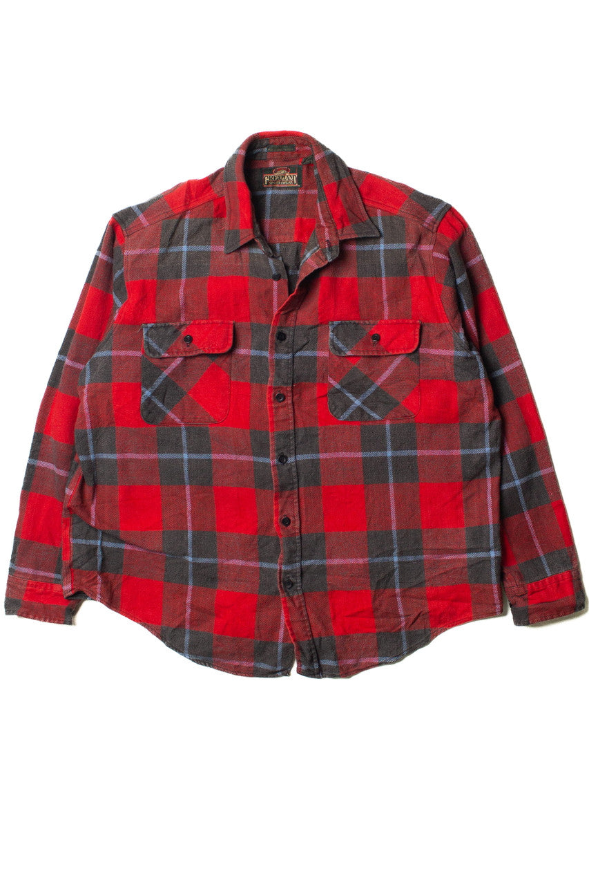 Vintage Red Greatland Sportswear Flannel Shirt