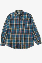 Bright Blue L.L. Bean Flannel Shirt