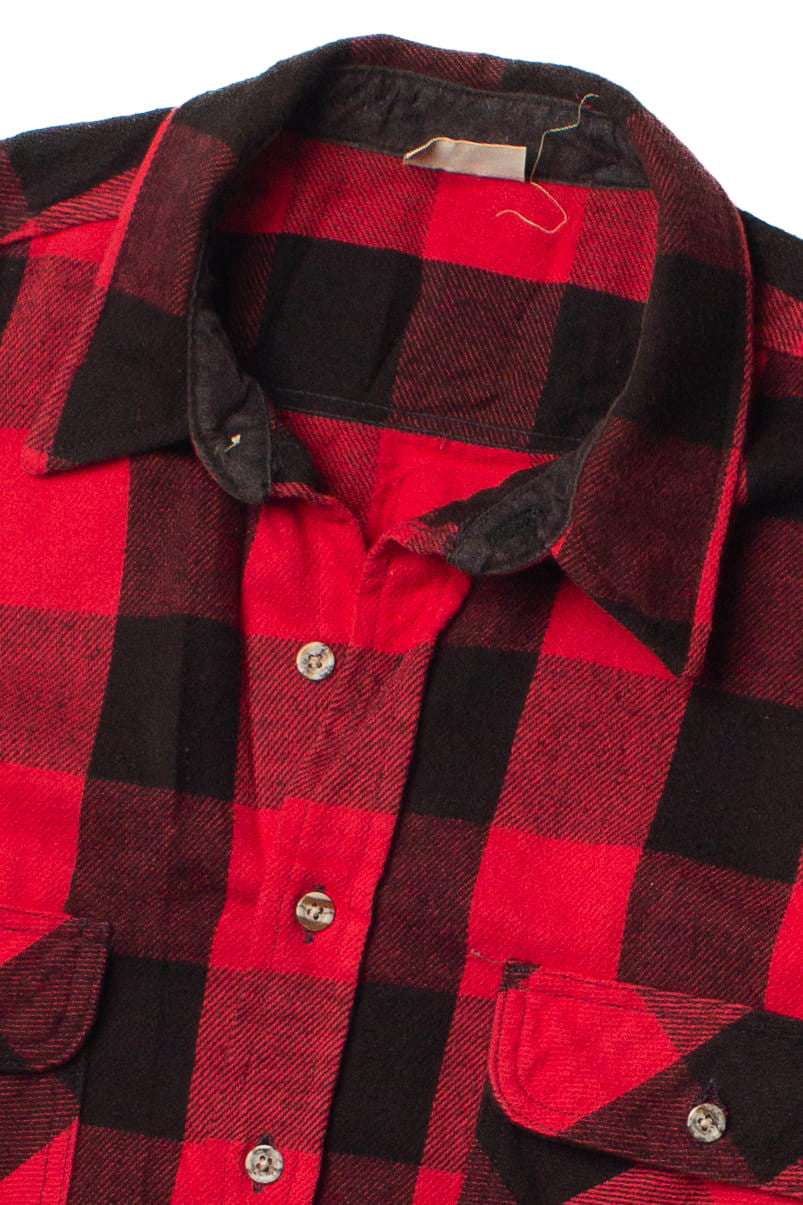 Vintage Buffalo Plaid Field & Stream Flannel Shirt