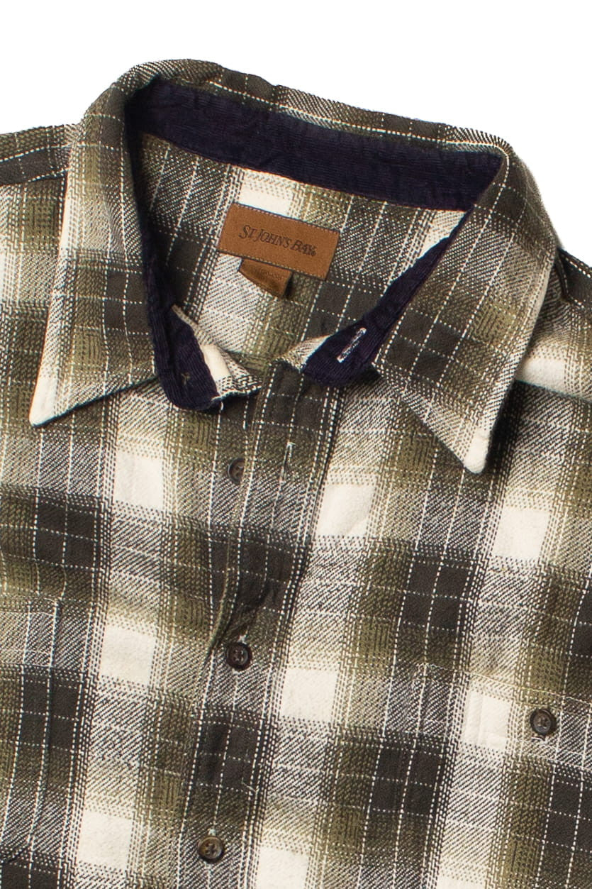 Green St. John's Bay Flannel Shirt