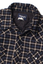 Vintage Snap Front Insulated Wrangler Flannel Shirt