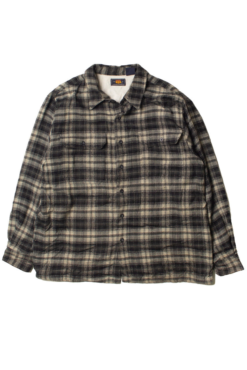 Vintage Route 66 Lined Flannel Shirt