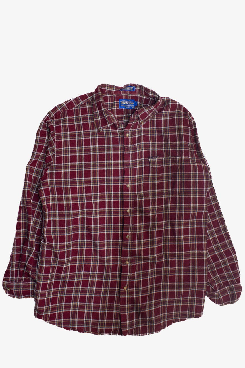 Wine Pendleton Flannel Fireside Shirt