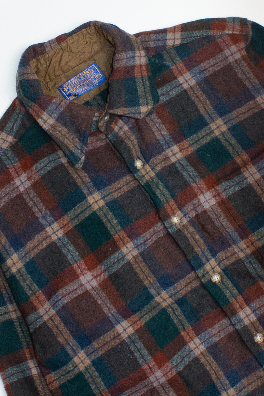 Vintage 80s Pendleton Wool Flannel Fireside Shirt 5286