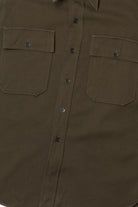 Vintage WW2 Officers Army Regulation Wool Flannel Shirt (1940s)