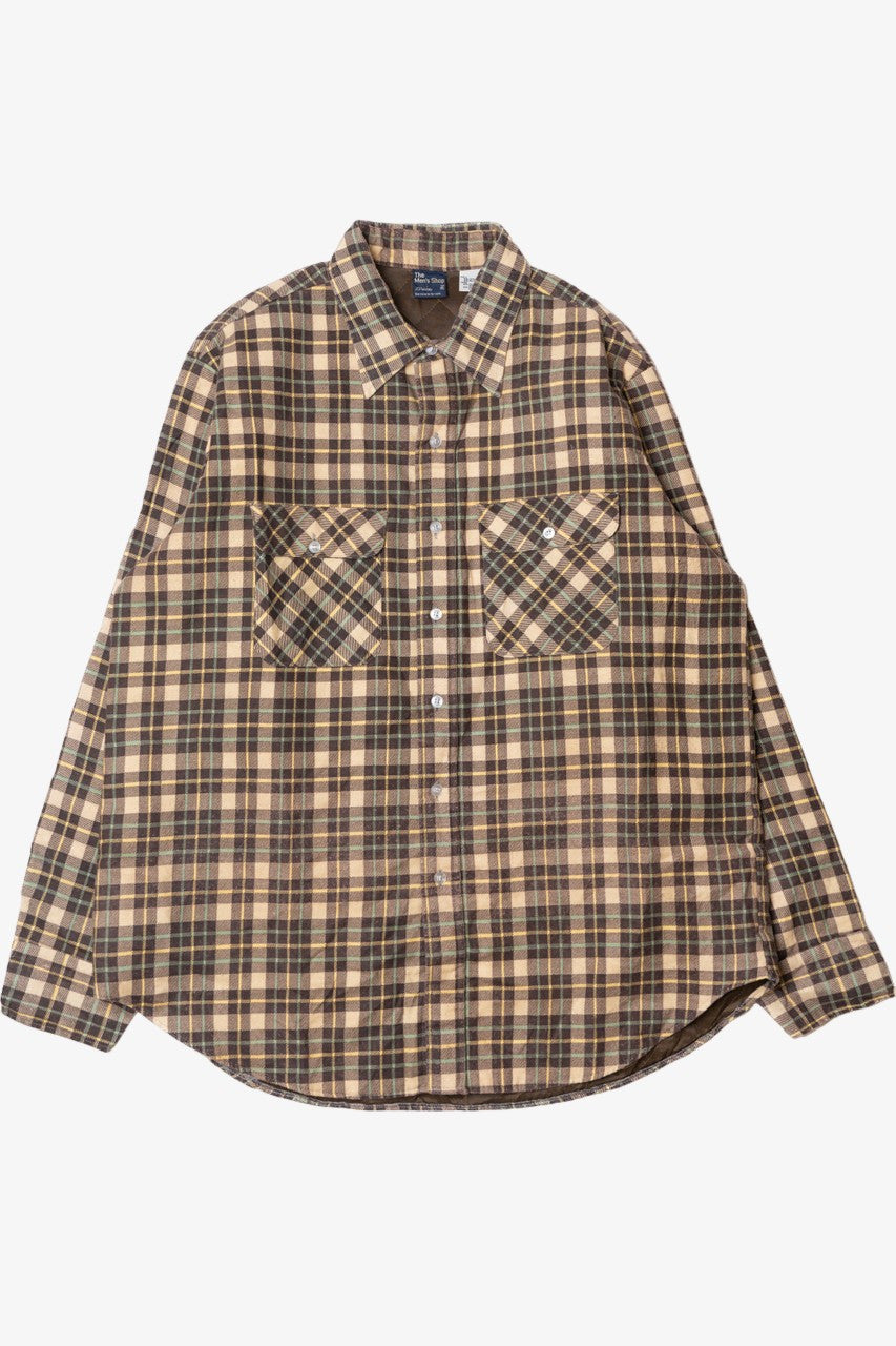 Vintage Plaid Insulated Flannel Shirt