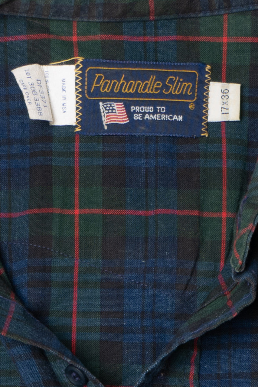 Vintage Panhandle Slim Flannel Shirt
