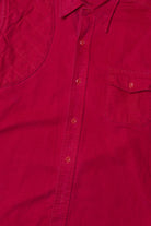 Vintage Cabela's Quilted Shoulder Flannel Shirt