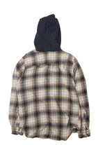 Pacsun Hooded Flannel Shirt