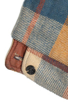 Vintage Distressed Rugby Plaid Lined Flannel Shacket (1970s)