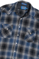Vintage Pendleton Pearl Snap Buttons Wool Flannel Shirt (1990s)