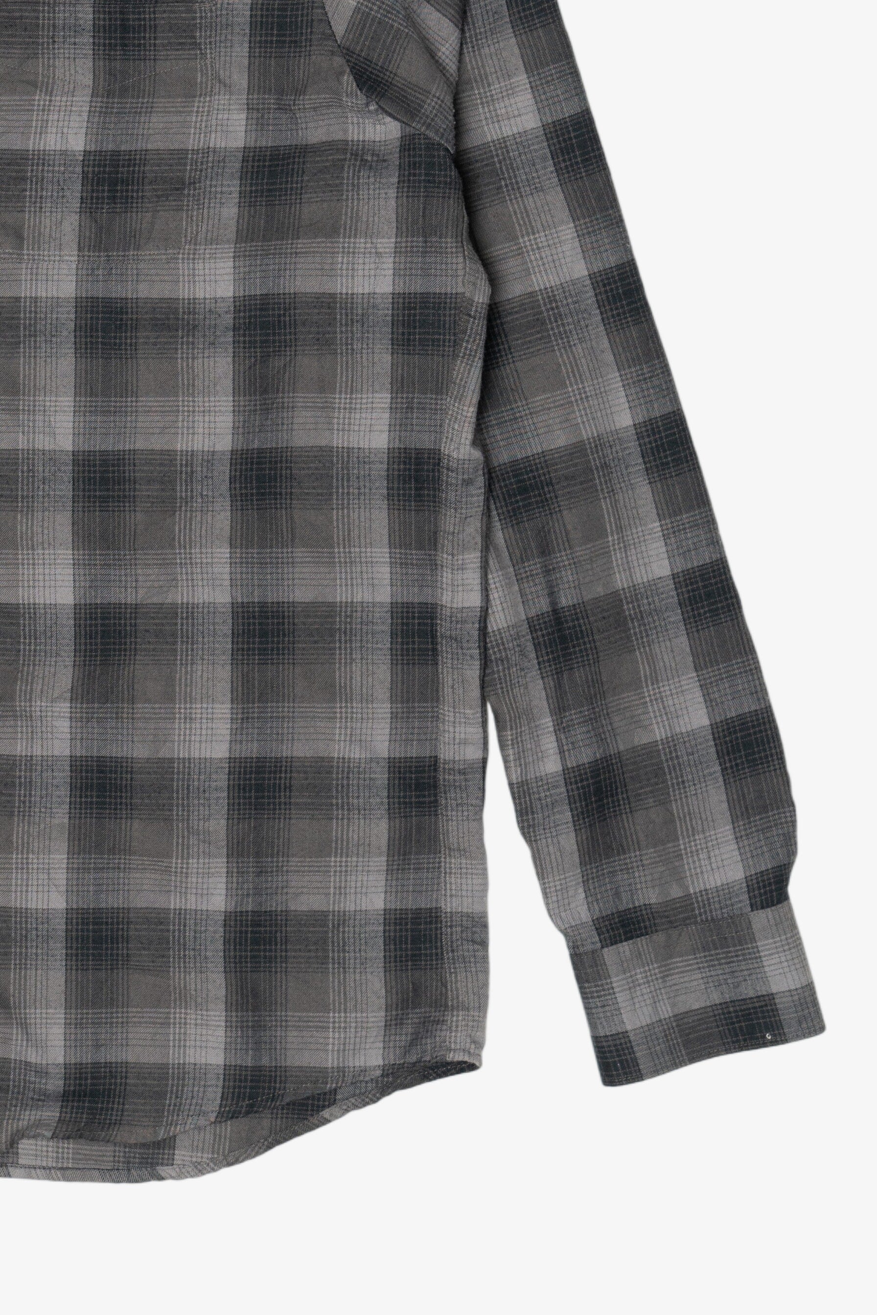 Gray Travis Mathew Flannel Shirt (2010s)