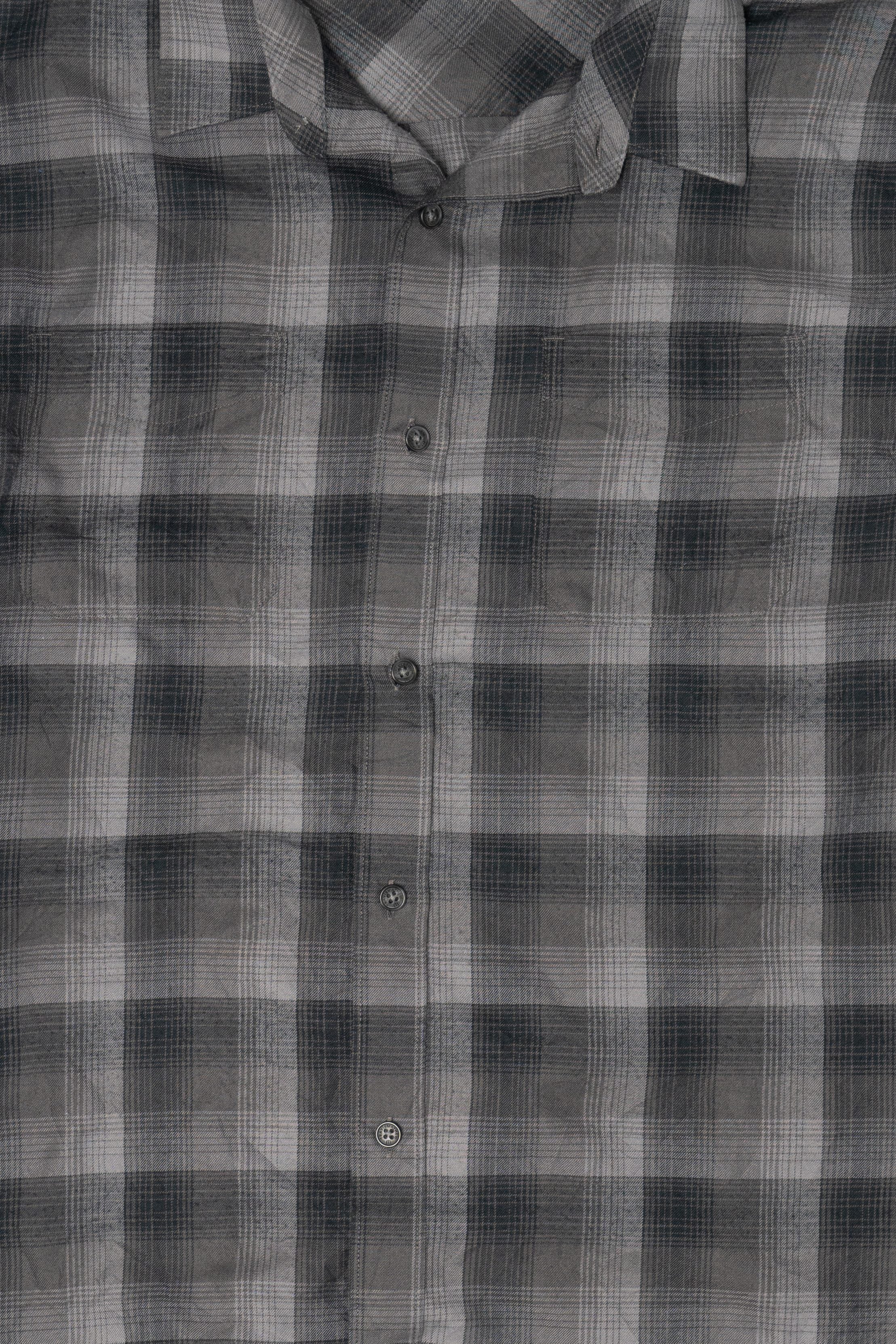 Gray Travis Mathew Flannel Shirt (2010s)