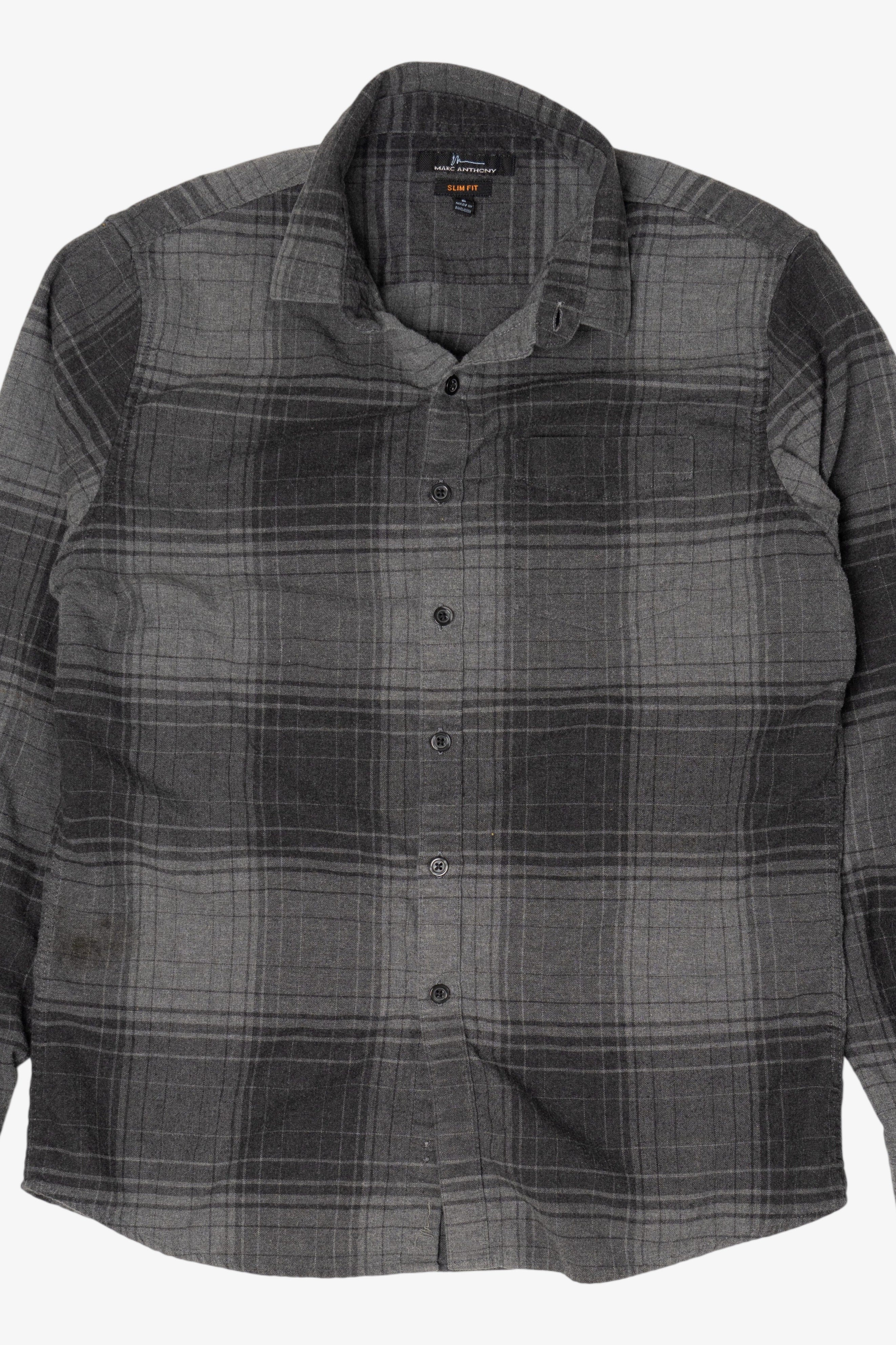 Gray Marc Anthony Flannel Shirt (2010s)