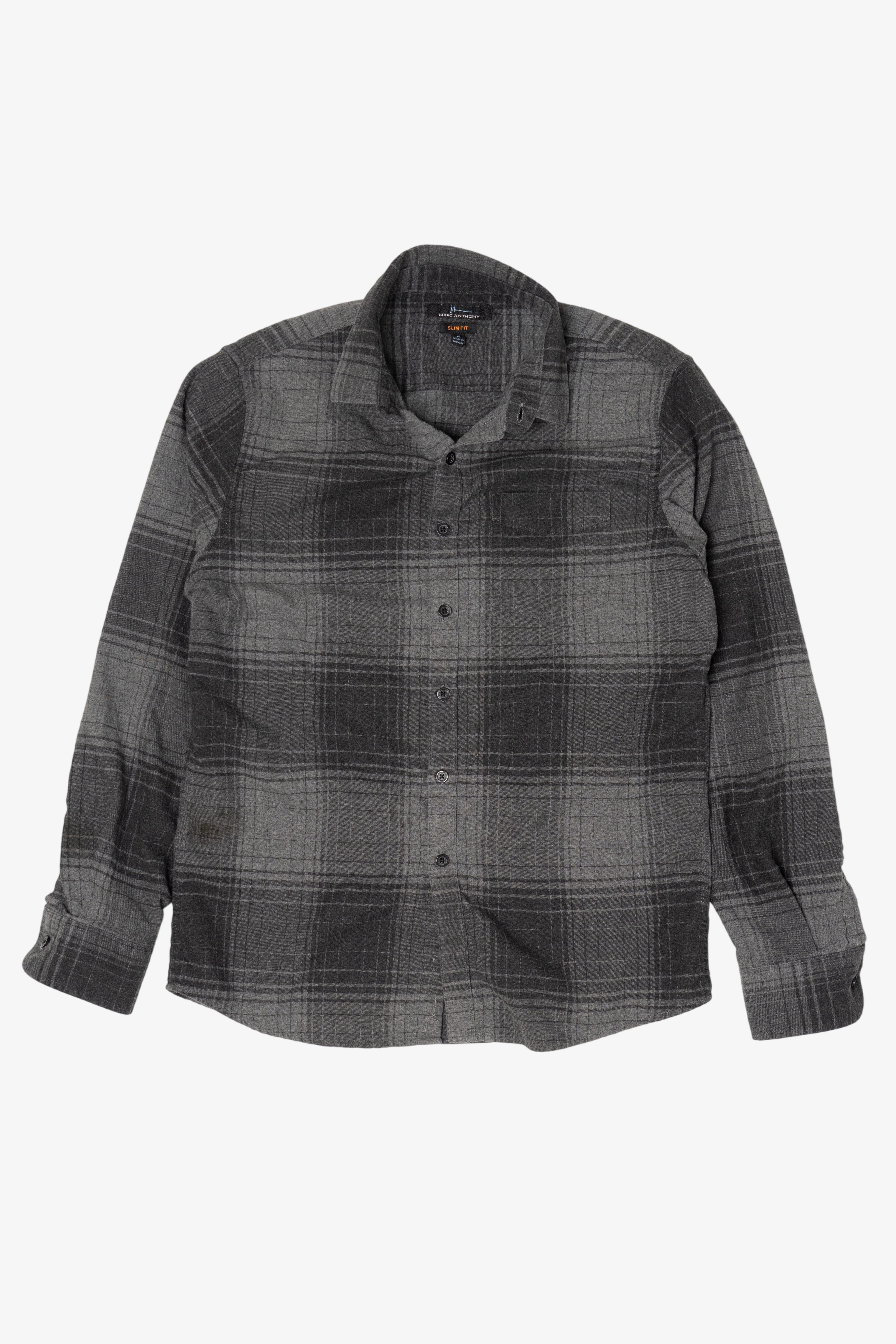 Gray Marc Anthony Flannel Shirt (2010s)