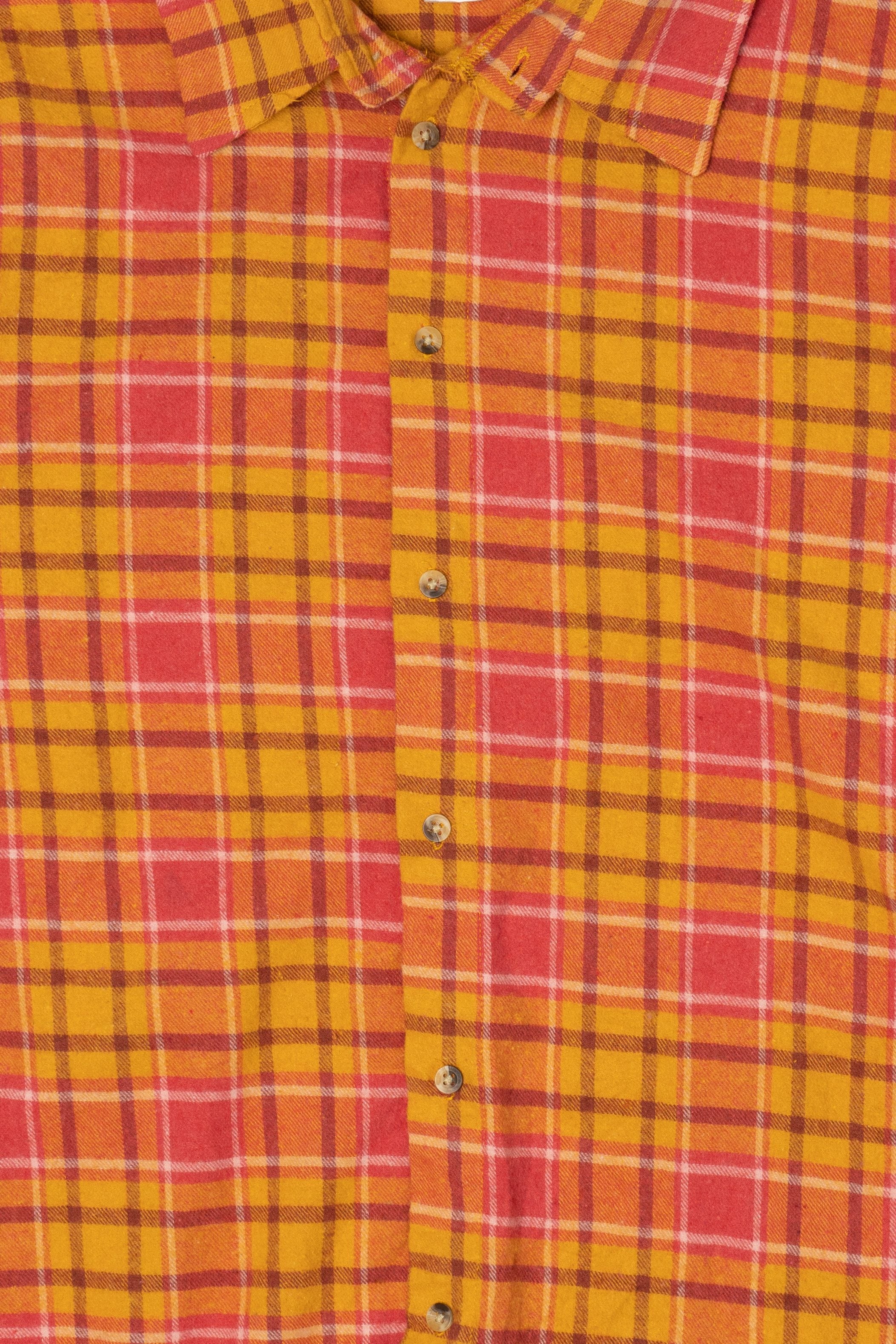 Orange And Pink Flannel Shirt (2010s)