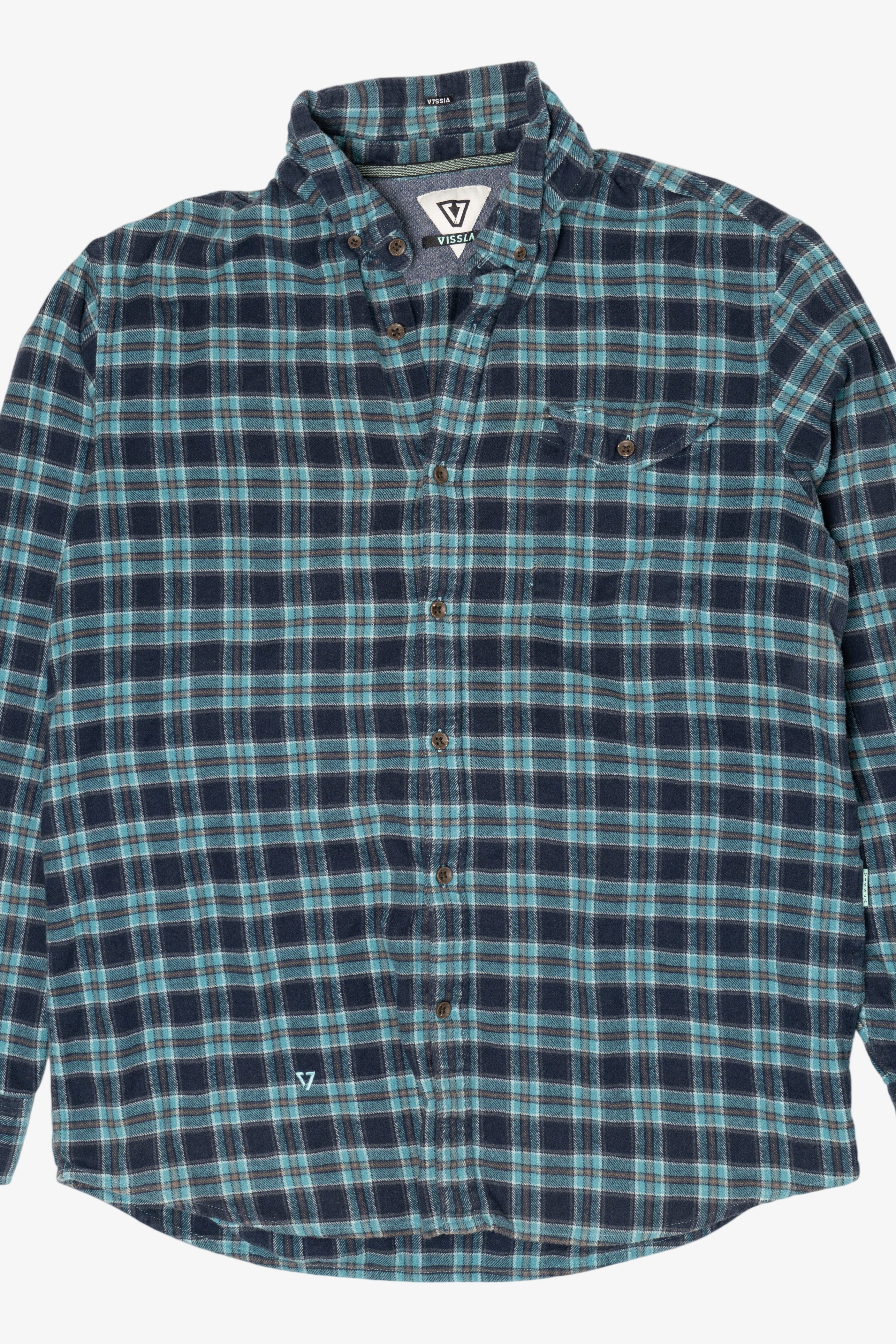 Blue Vissla Flannel Shirt (2010s)