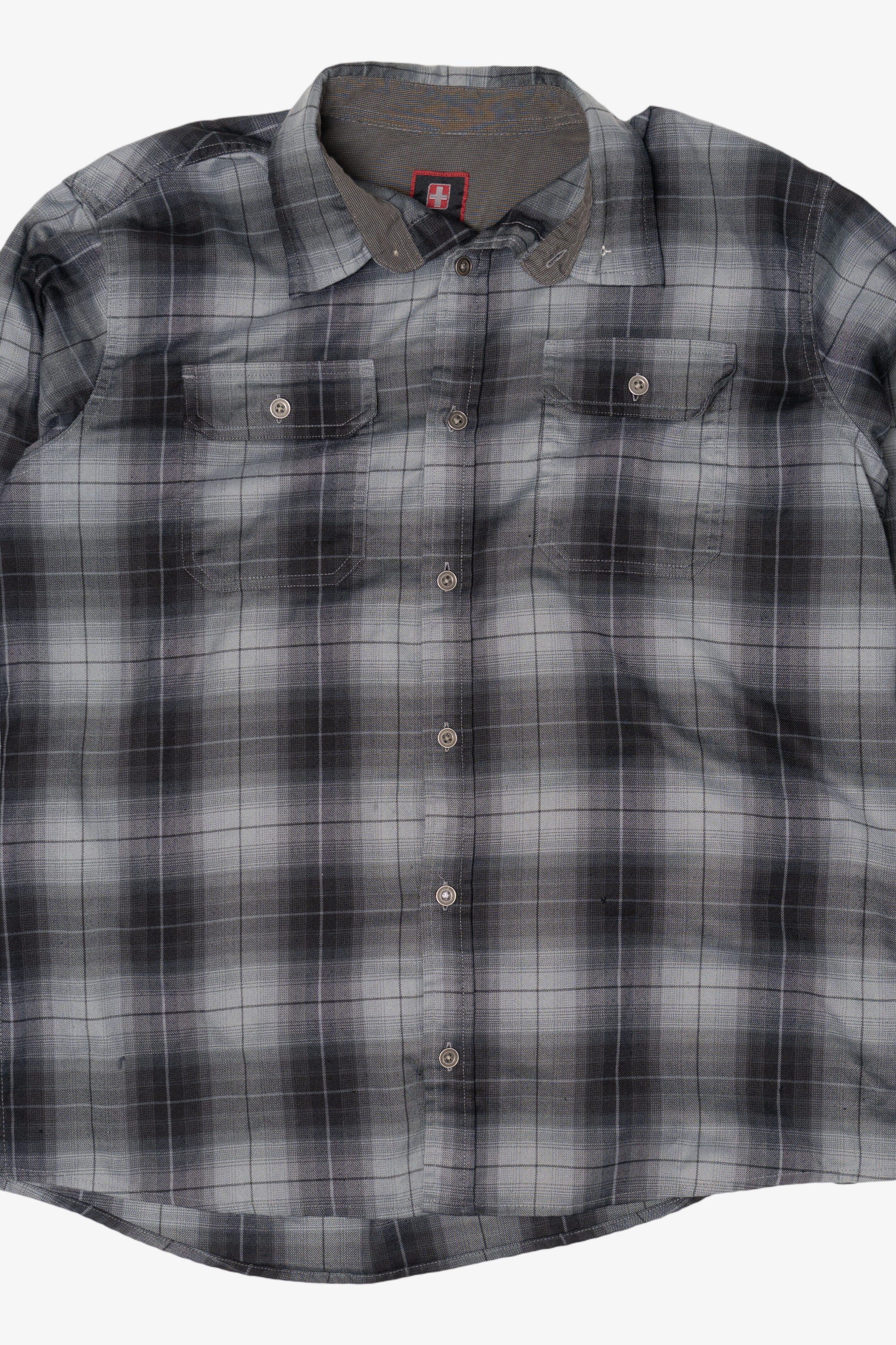 Gray Swiss Tech Flannel Shirt (2010s)