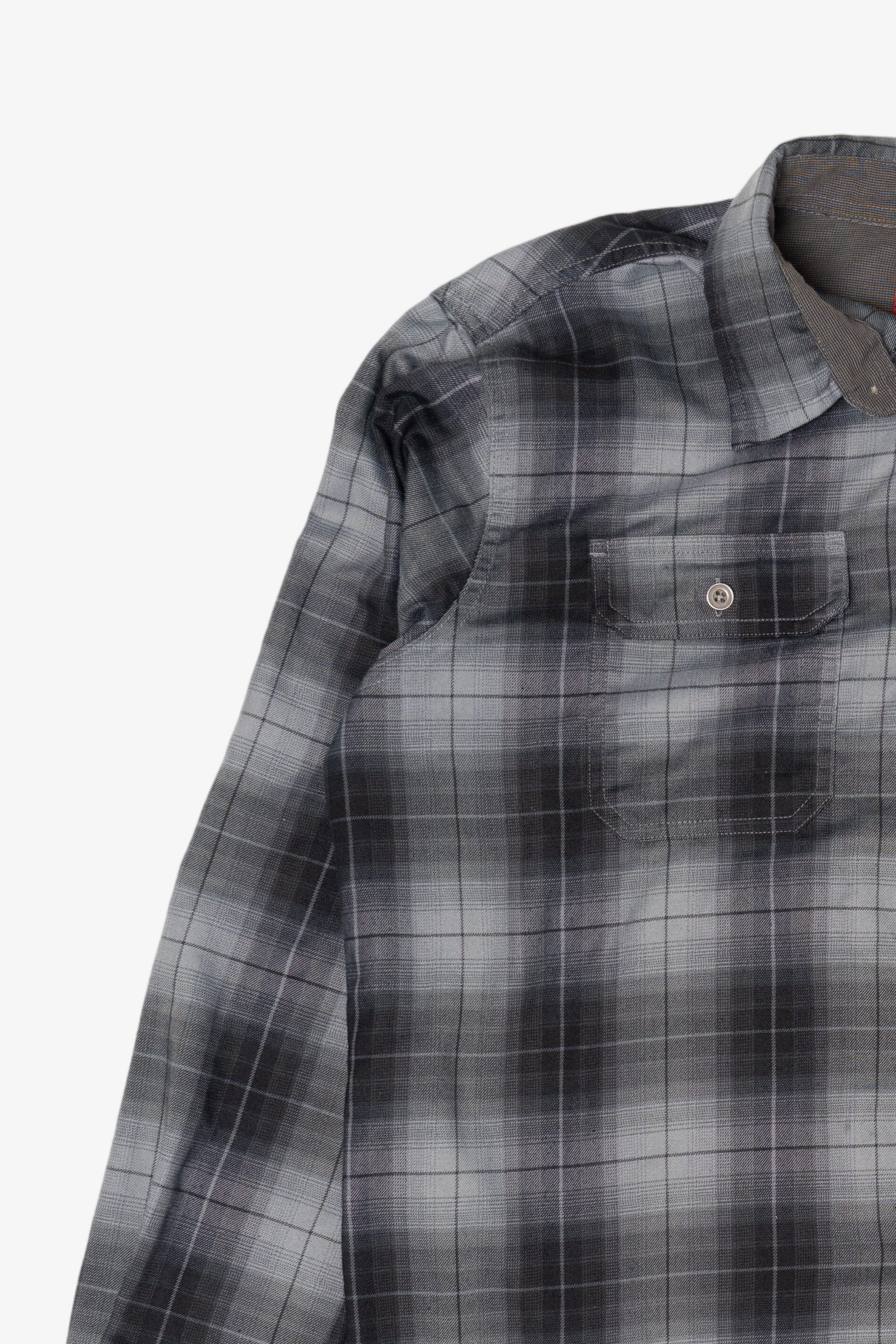 Gray Swiss Tech Flannel Shirt (2010s)