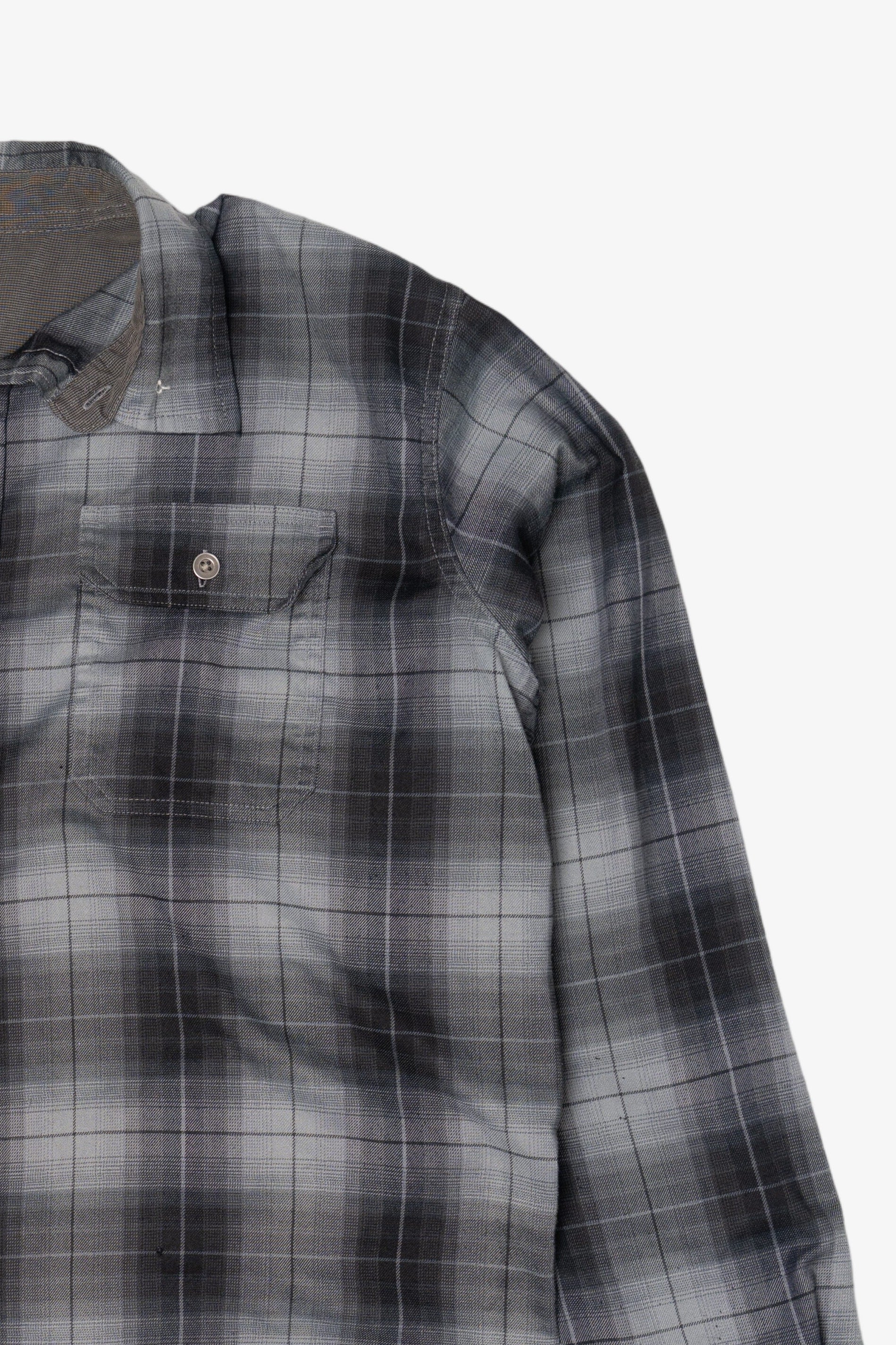 Gray Swiss Tech Flannel Shirt (2010s)