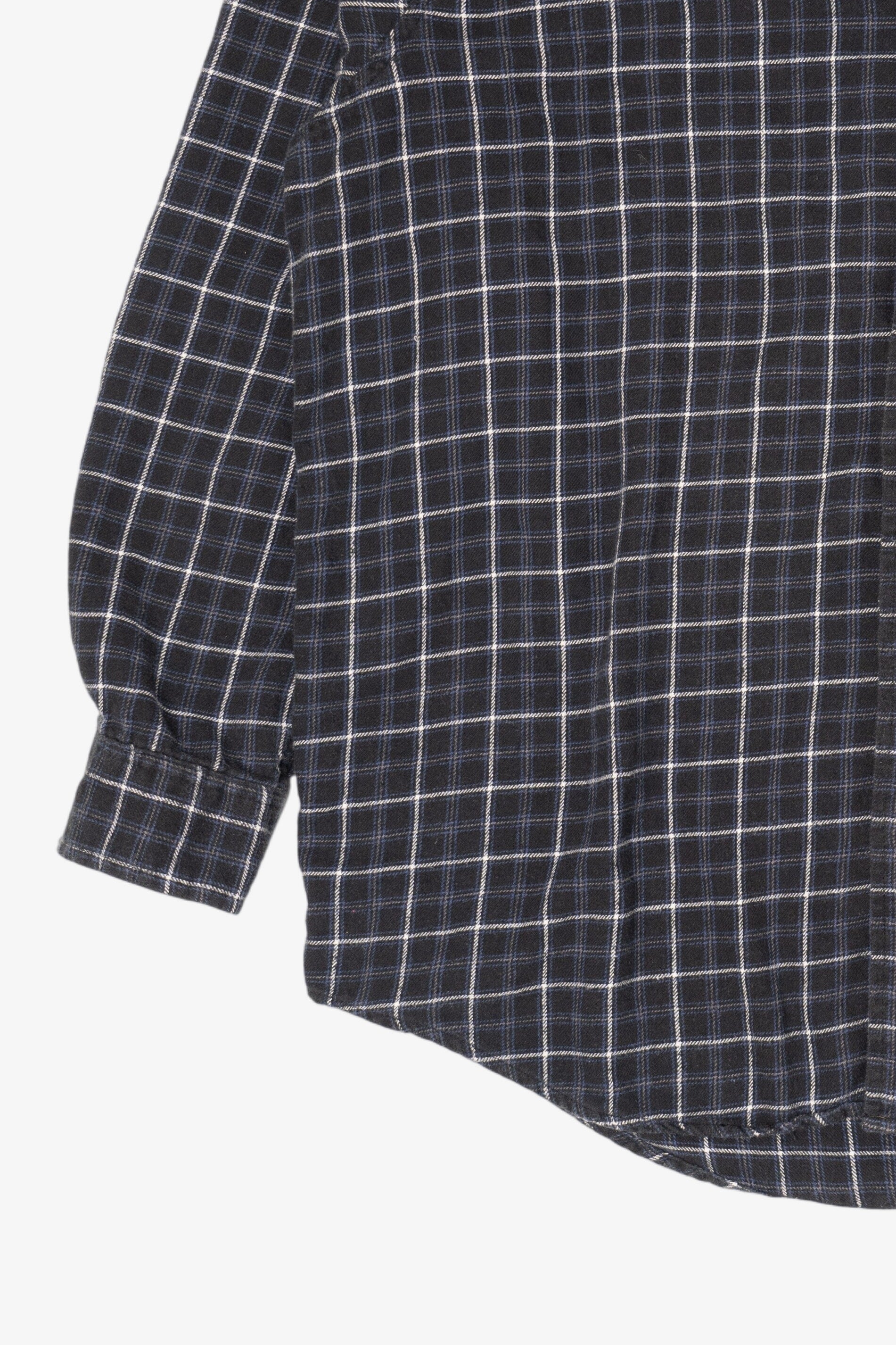 Dark Gray John Ashford Flannel Shirt (2010s)