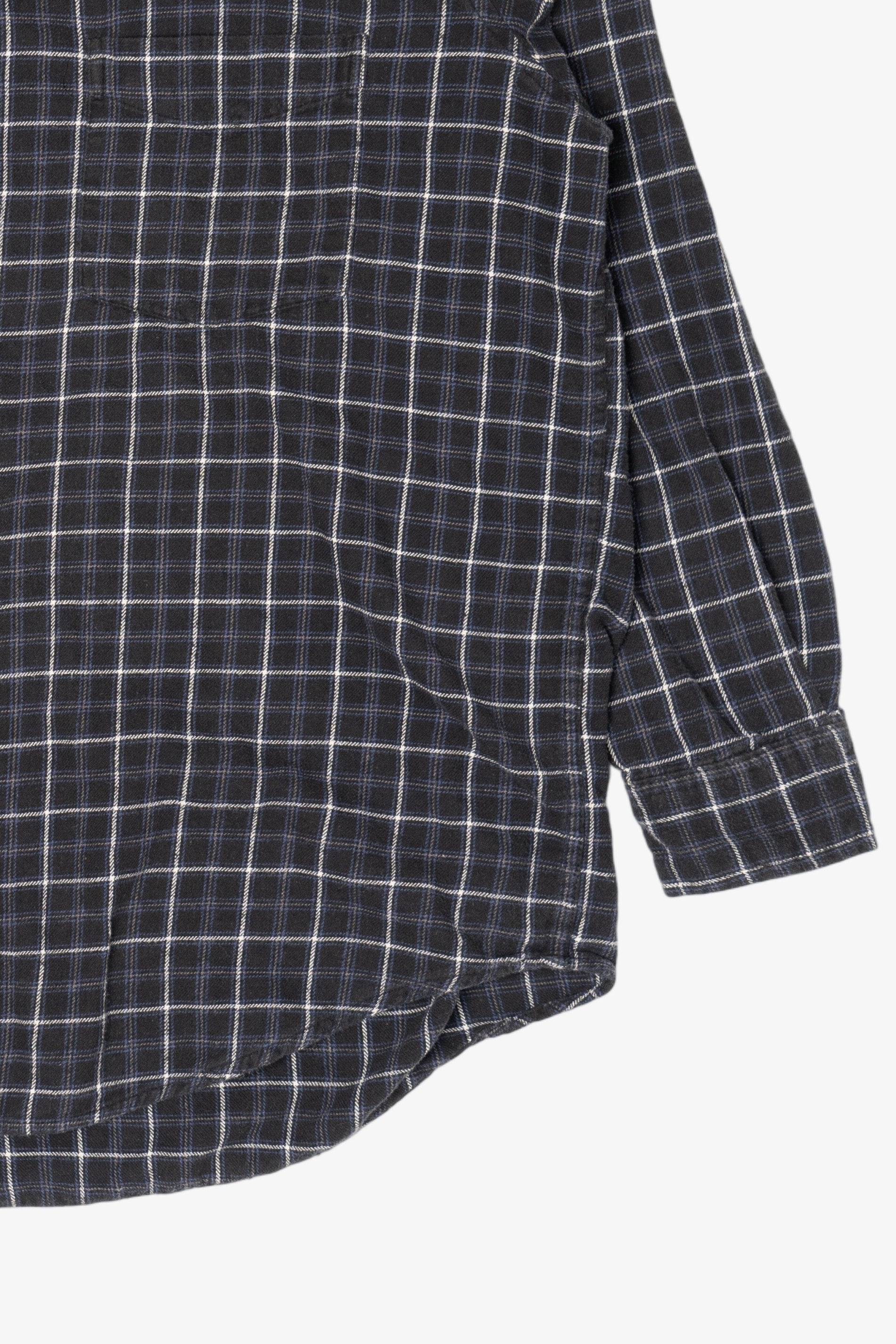 Dark Gray John Ashford Flannel Shirt (2010s)