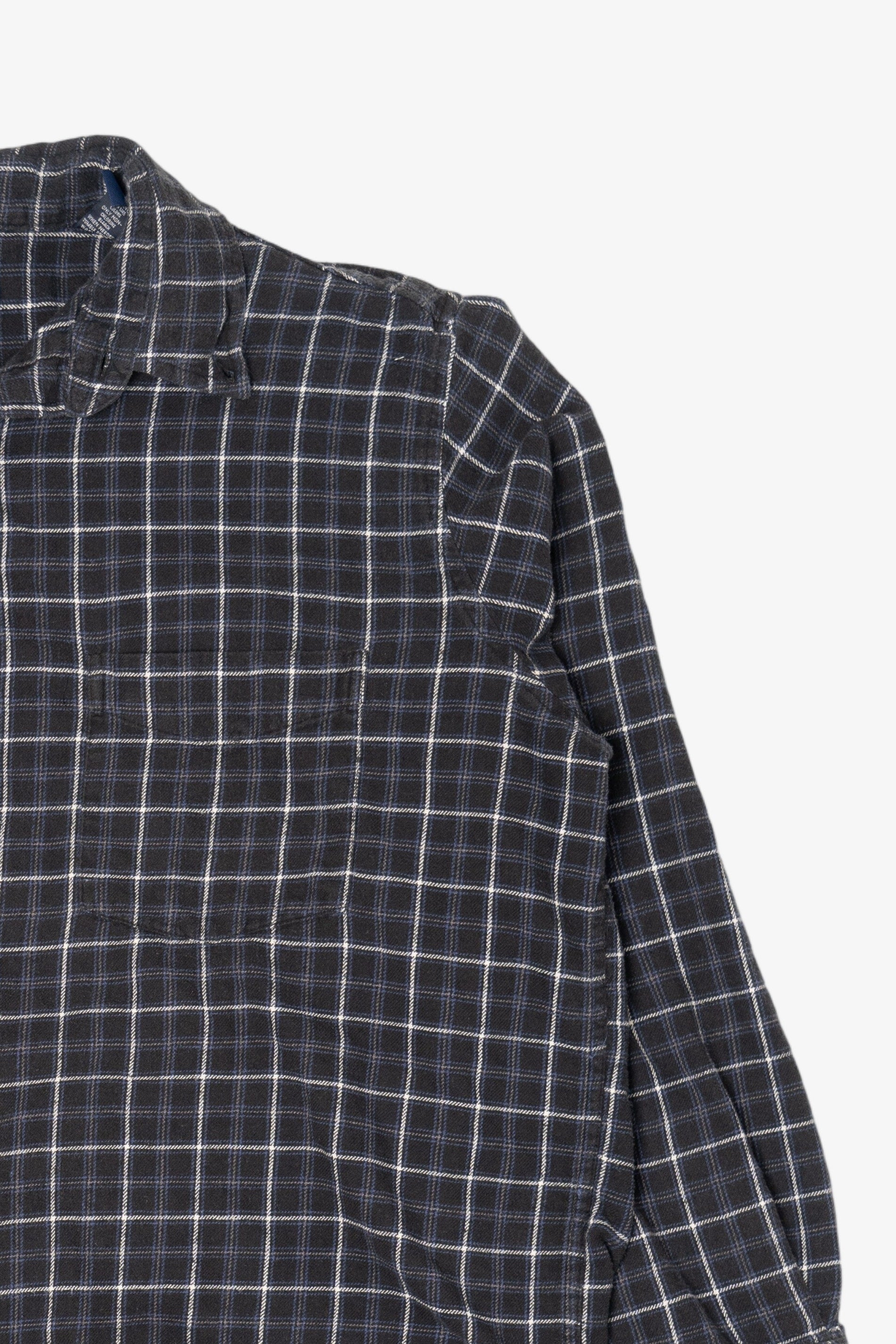 Dark Gray John Ashford Flannel Shirt (2010s)
