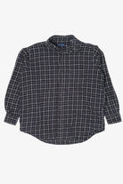 Dark Gray John Ashford Flannel Shirt (2010s)