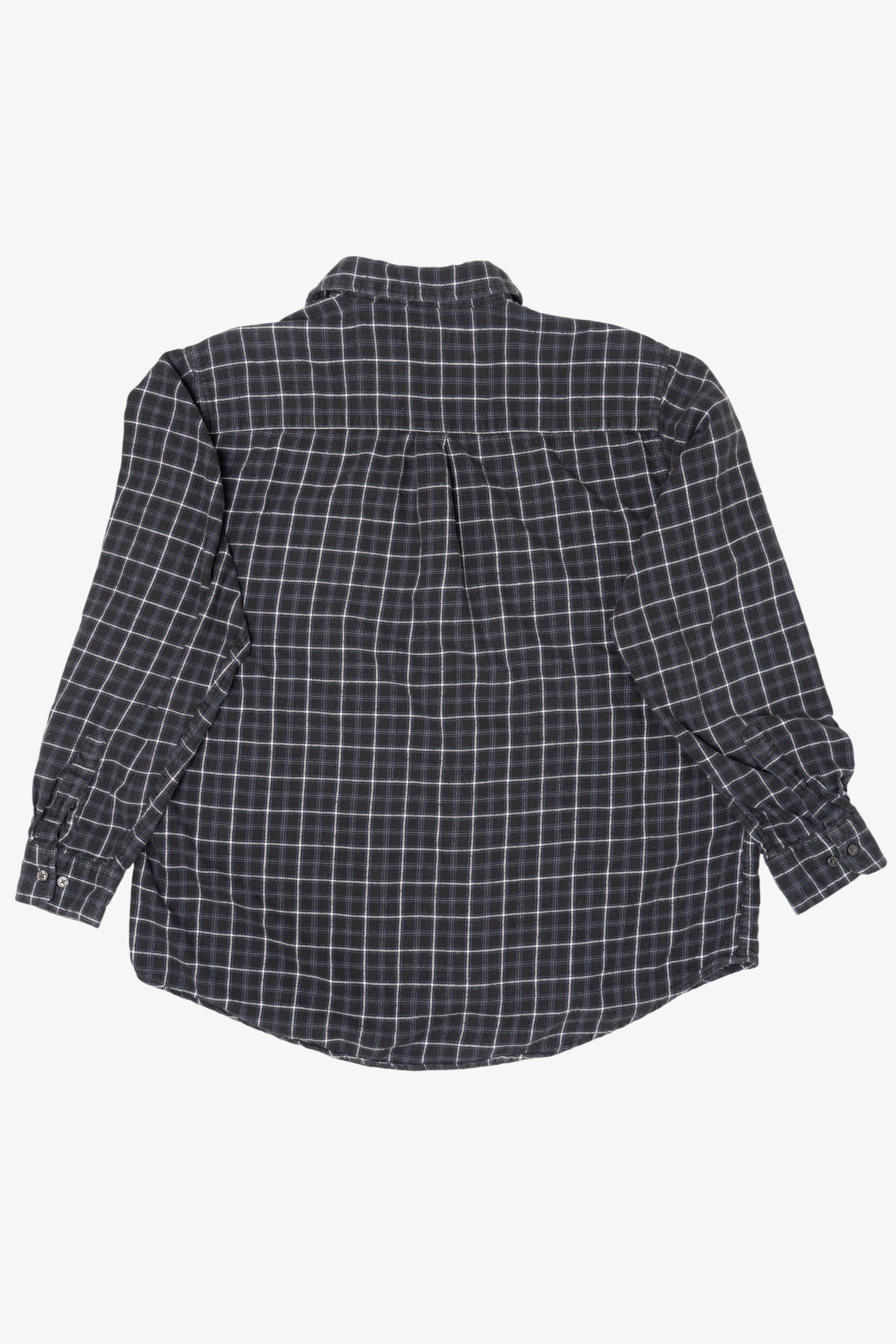 Dark Gray John Ashford Flannel Shirt (2010s)