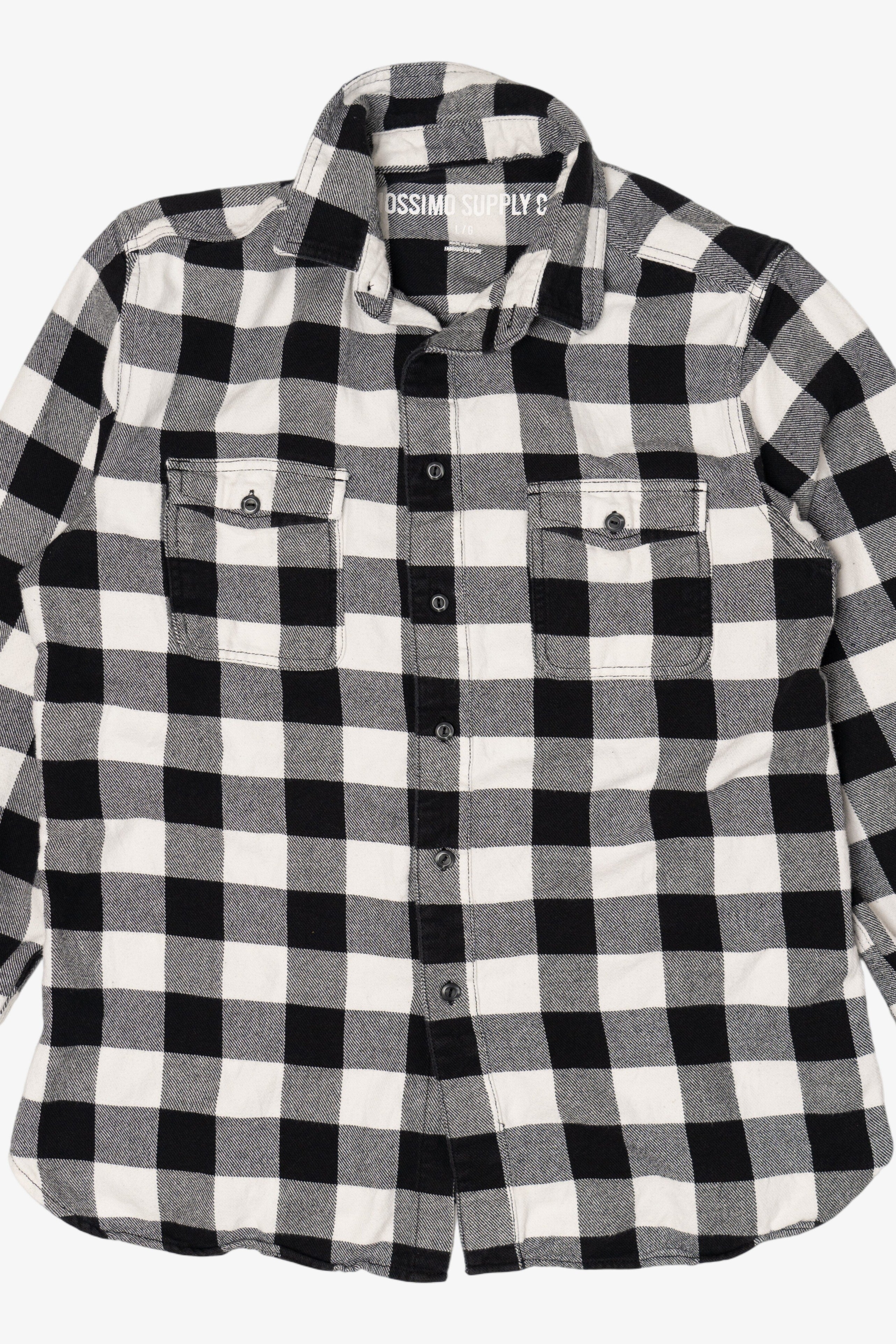 Black And White Mossimo Flannel Shirt (2010s)