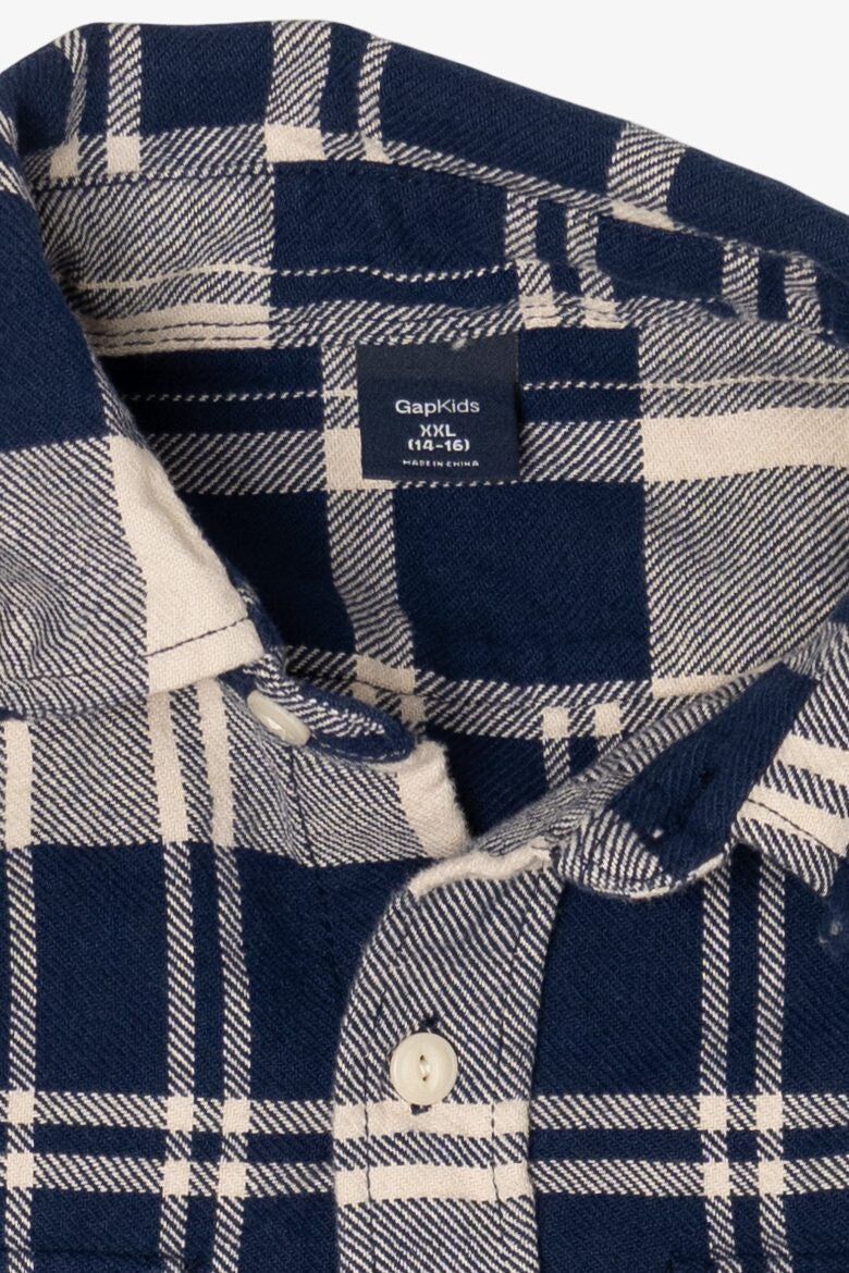 Blue Gap Kids Flannel Shirt (2010s)