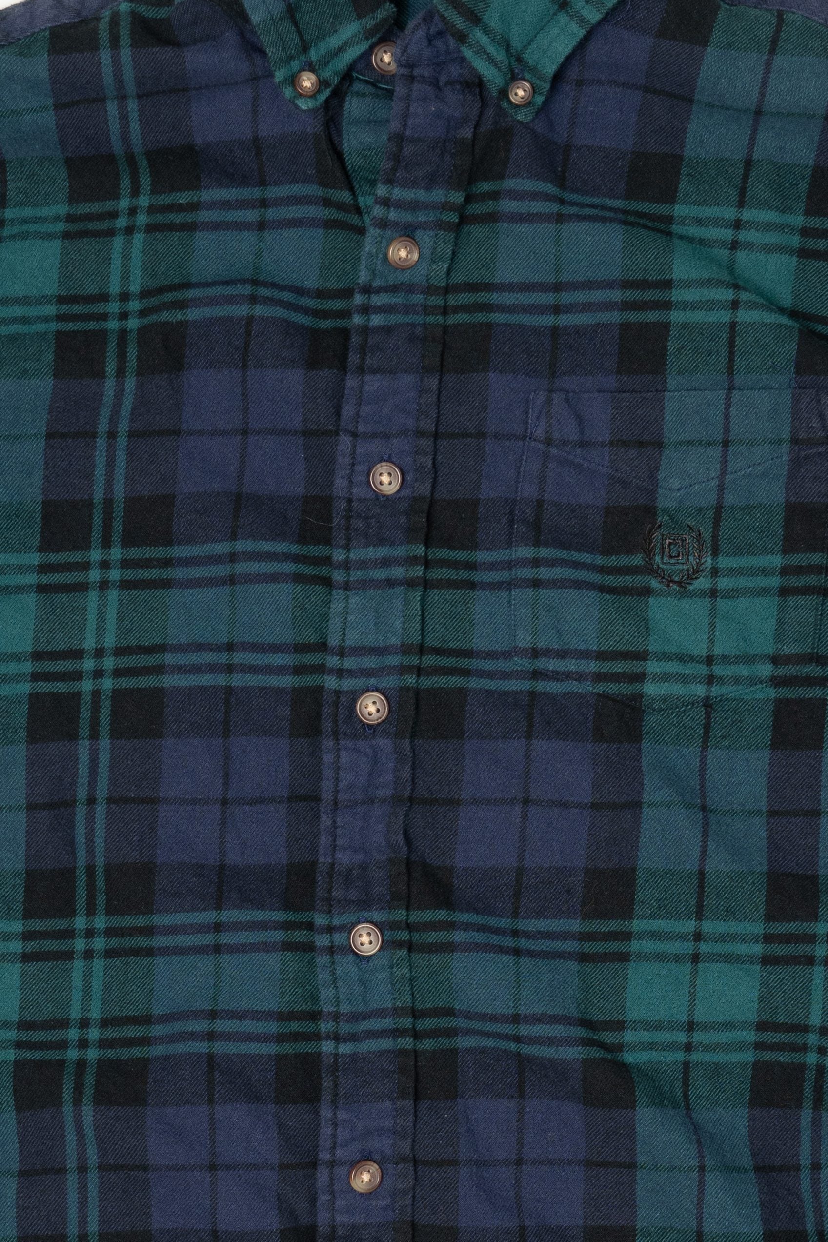 Green And Blue Chaps Flannel Shirt (2010s)