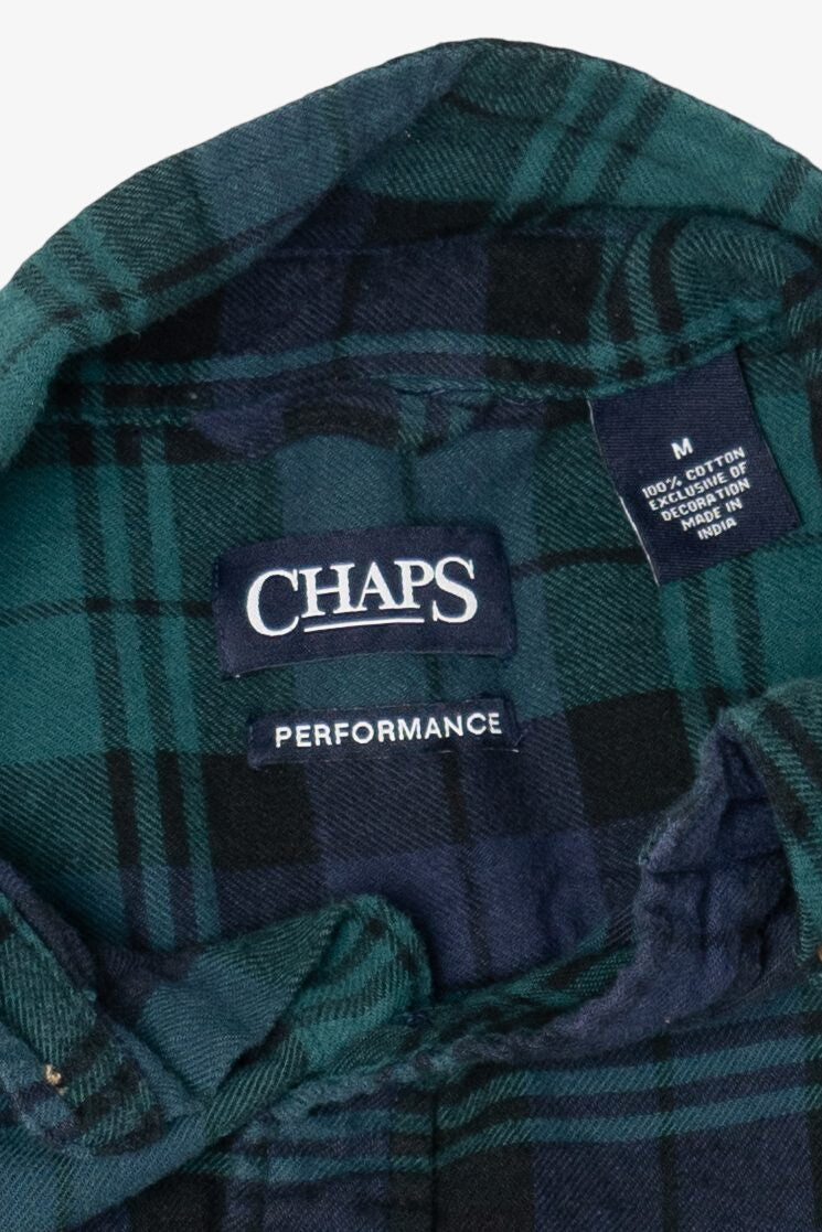 Green And Blue Chaps Flannel Shirt (2010s)