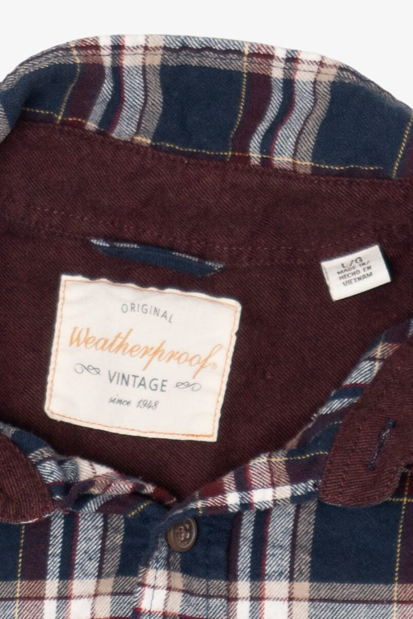 Blue Weatherproof Flannel Shirt (2010s)