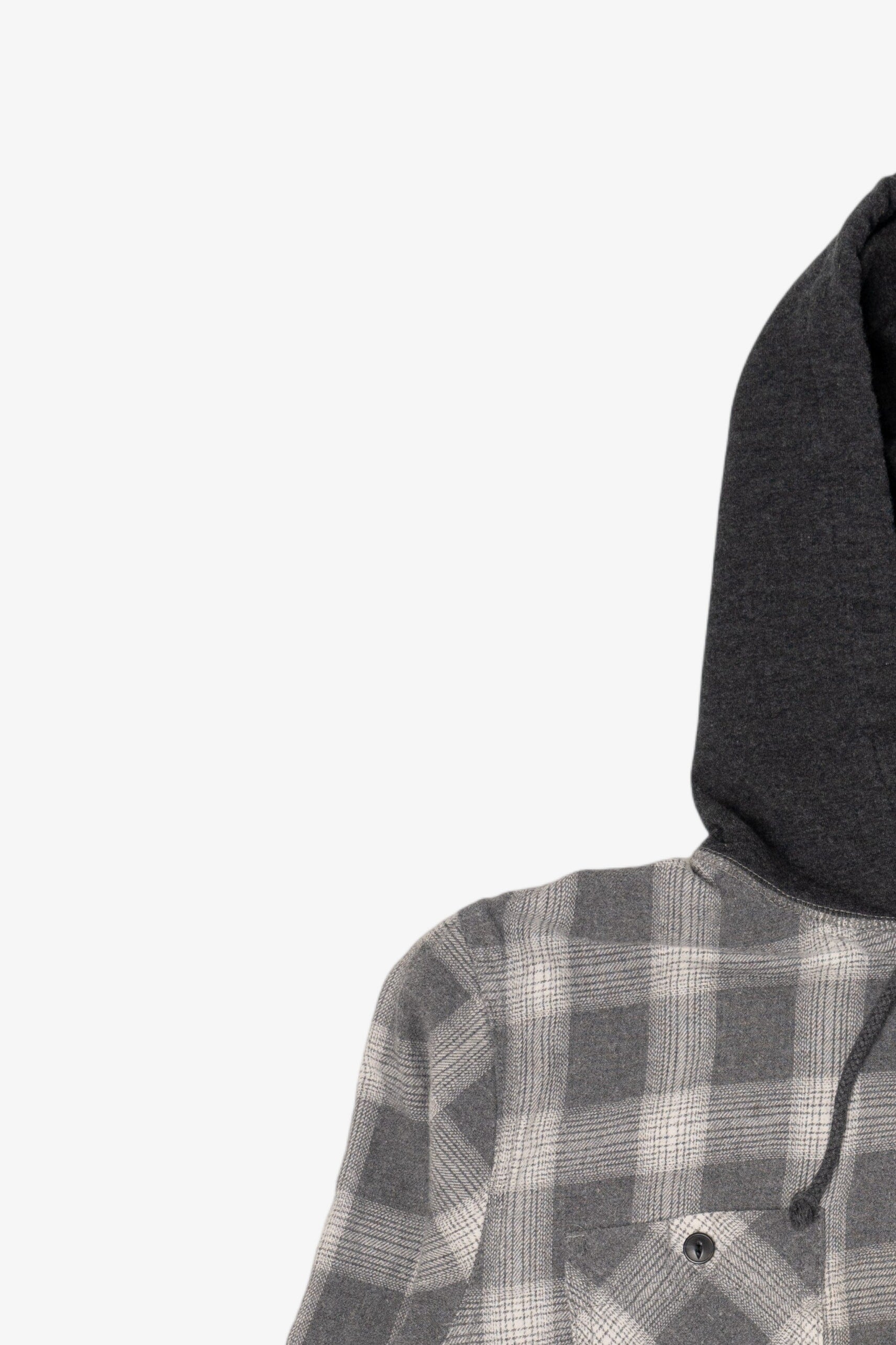 Gray Union Bay Hooded Flannel Shirt (2010s)